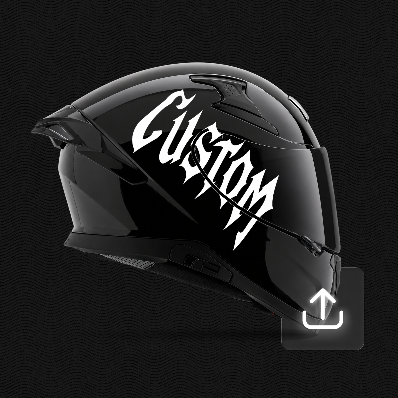 Large Custom Text Decal